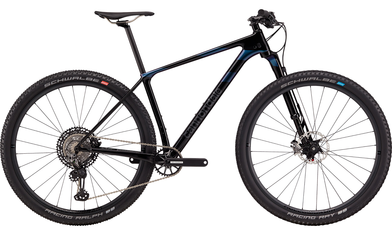 Фотография Велосипед Cannondale F-SI Carbon 2 29" (2020) 2020 Черно-синий